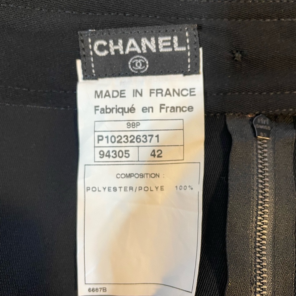 Classic Chanel Black Women's Skirt - Picture 5 of 6